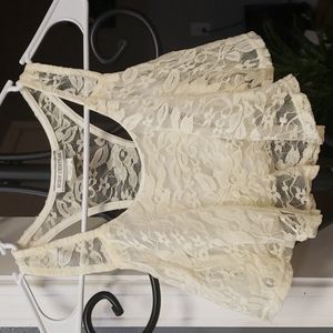 S Body Central Flutter Lace Bralette/Top.